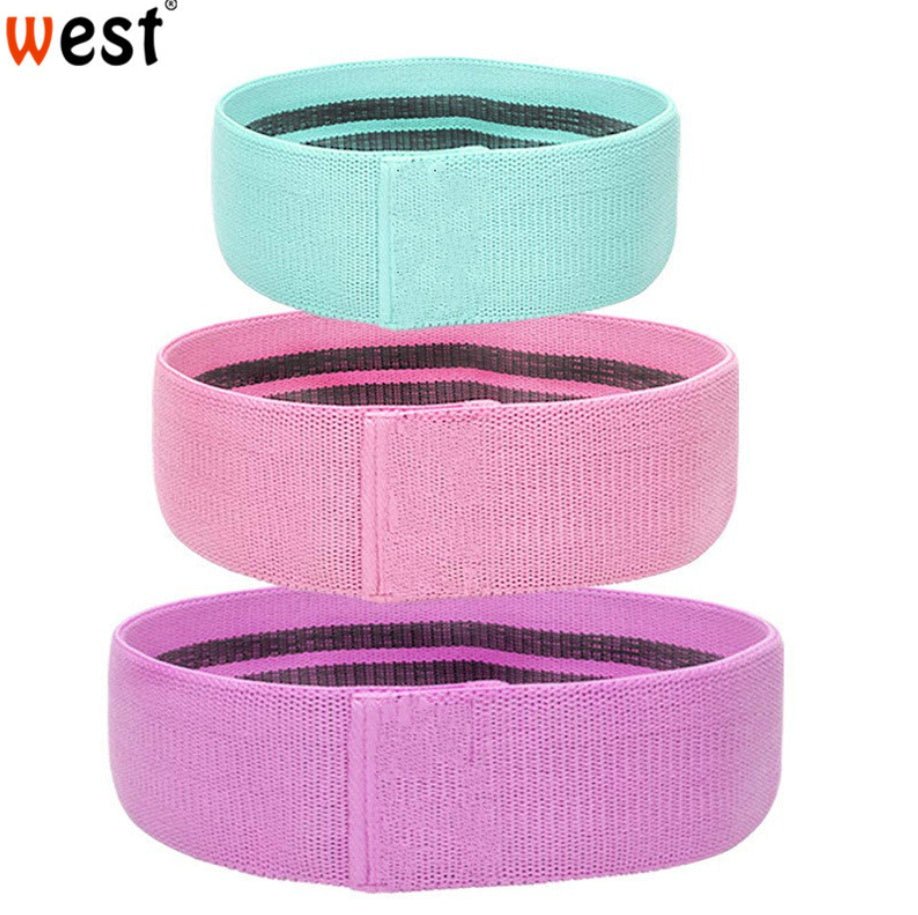 Resistance Band Elastic Hip Circle Fitness Squat Resistance Buttocks Circle Yoga - silverfoxgoods